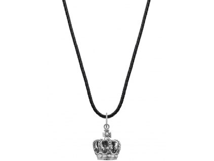 Rebel & Rose NL024-S-70 Royal Crown Unisex Necklace 70cm