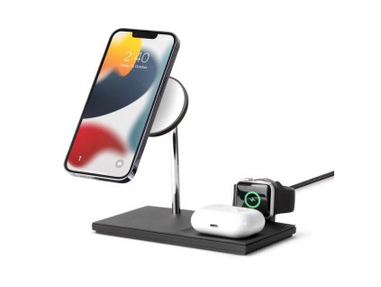 Native Union Snap Magnetic 3-1 Wireless Charger, black