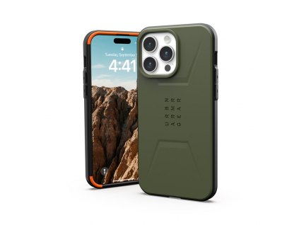 UAG Civilian MagSafe, olive drab - iPhone 15 Pro Max