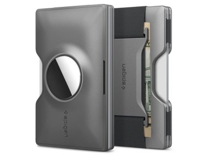Spigen Wallet S Card Holder, gunmetal - AirTag