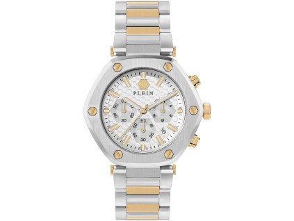 Hodinky Philipp Plein PWZBA0423 The Hexagon Chronograph Unisex Watch 42mm 5ATM