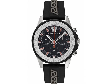 Pánské hodinky Versace VE3J00222 Greca Action Chronograph Mens Watch 45mm 5ATM