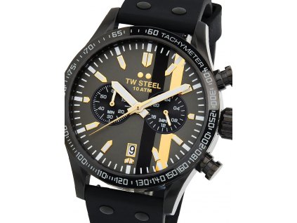 Pánské hodinky TW-Steel VS122 Volante Sport Chronograph Mens Watch 45mm 10ATM