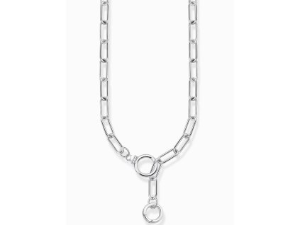 Thomas Sabo KE2192-051-14 Ladies link necklace with two ring clasps, adjustable