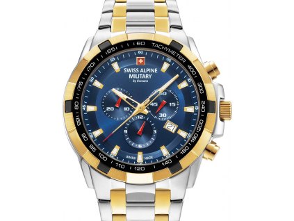 Pánské hodinky Swiss Alpine Military 7043.9145 Star Fighter Chronograph Mens Watch 47mm 10ATM
