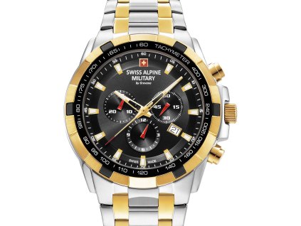 Pánské hodinky Swiss Alpine Military 7043.9147 Star Fighter Chronograph Mens Watch 47mm 10ATM