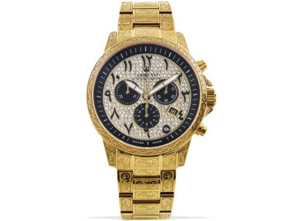 Pánské hodinky Louis XVI LXVI1096 Palais Royale Arabic Chronograph Mens Watch 43mm 10ATM