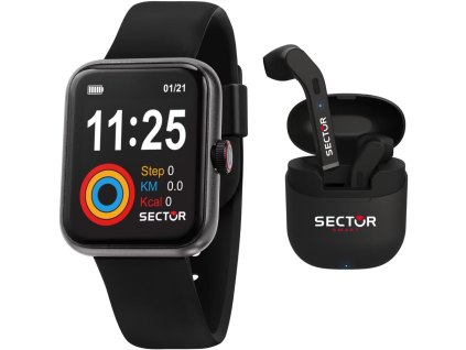 Hodinky Sector R3251282008 S-03 Unisex Watch Smartwatch Set 38mm