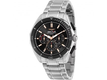 Pánské hodinky Sector R3273636001 Serie 790 Chronograph Mens Watch 42mm 10ATM