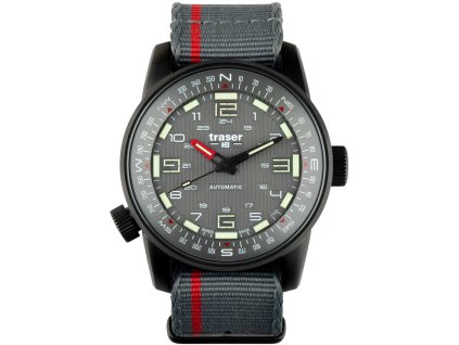 traser p68 pt100 110593 automatic grey frontal nato day