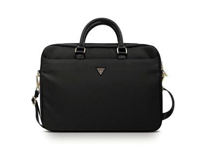 Guess GUCB15NTMLBK 16" black Nylon Triangle Logo