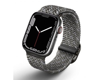 UNIQ Aspen Strap Apple Watch 4/5/6/7/SE 44/45mm Braided DE pebble grey