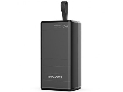 AWEI P171K Powerbank 60000mAh 65W black USB/2xPD Display