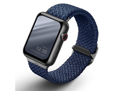 UNIQ Aspen Apple Watch 44/42mm Braided oxford blue