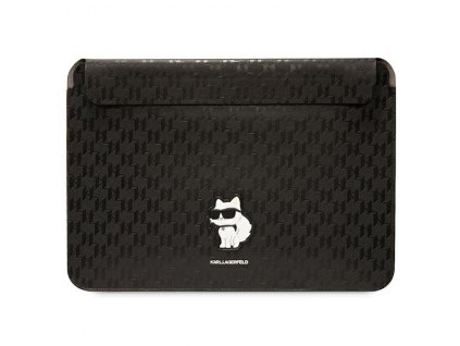 Karl Lagerfeld Sleeve KLCS14SAKHPCK 14" black Saffiano Monogram Choupette