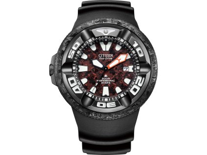 citizen geh use grau ziffernblatt rot armband schwarz bj8059 03z