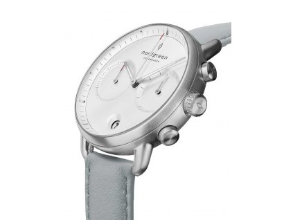 Pánské hodinky Nordgreen PI42SIVEDOXX Mens Watch Pioneer Chronograph 42mm 5ATM