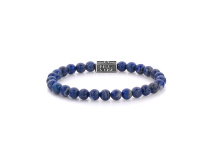 Rebel & Rose Bracelet Lapis Lazuli 925 RR-6S002-S-L