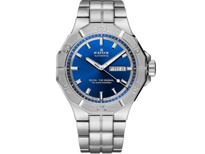 Pánské hodinky Edox 88008-3M-BUIN Delfin Day-Date