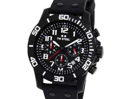 Pánské hodinky TW-Steel CA1 Mens Watch Carbon Chronograph 44mm 10ATM