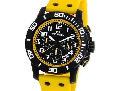 Pánské hodinky TW-Steel CA3 Mens Watch Carbon Chronograph 44mm 10ATM