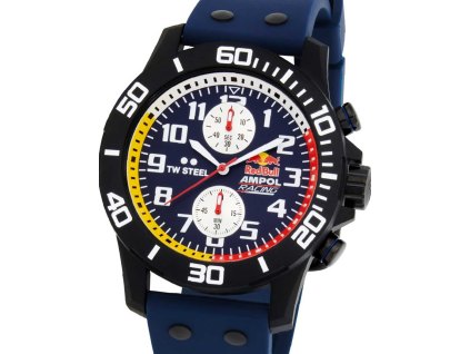 Pánské hodinky TW-Steel CA6 Mens Watch Carbon Red Bull Ampol Racing Chronograph 44mm 10ATM