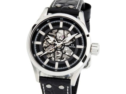 Pánské hodinky TW-Steel VS130 Mens Watch Volante Skeleton Automatic 45mm 10ATM