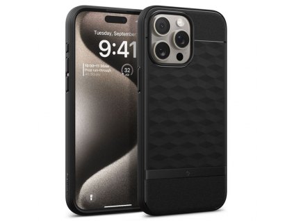 Spigen Caseology Parallax MagSafe, matte black - iPhone 15 Pro Max