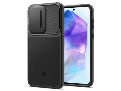 Spigen Optik Armor, black - Samsung Galaxy A55