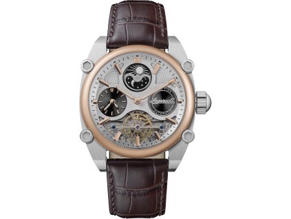Pánské hodinky Ingersoll I15401 Herrenuhr Varsity Dual Time Automatik 45mm 5ATM