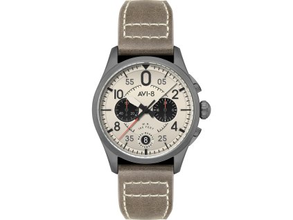 Pánské hodinky AVI-8 AV-4089-06 Herrenuhr Spitfire Lock Chronograph 42mm 5ATM