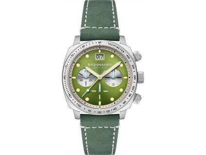 Pánské hodinky Spinnaker SP-5068-06 Herrenuhr Hull Chronograph Shire Green 42mm 10ATM