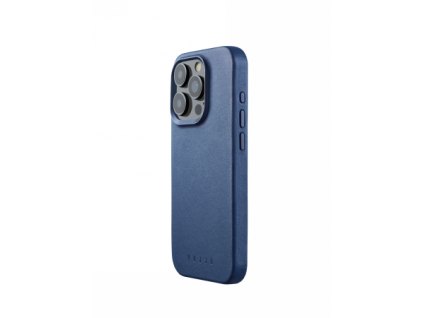 Mujjo Full Leather Case Apple iPhone 15 Pro MagSafe (monaco blue)