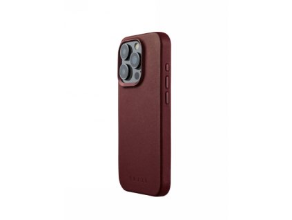 Mujjo Full Leather Case Apple iPhone 15 Pro MagSafe (burgundy)