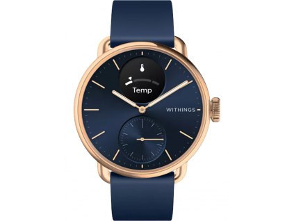 Hodinky Withings HWA10-model 6-All-In ScanWatch 2 rose gold blue