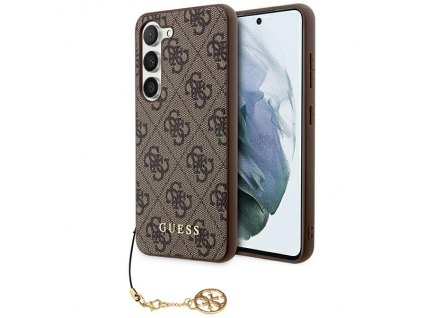 Guess GUHCSA35GF4GBR Samsung Galaxy A35 hardcase 4G Charms Collection brown