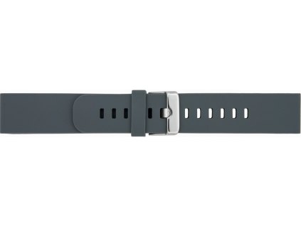 Silikonový řemínek AS0009.07 (Barva spony stříbrná, Délka řemínku standardní velikost, Šířka řemínku 18)
