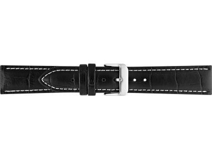 Řemínek z pravé kůže Exclusive  AK1330.01S (Barva spony stříbrná, Délka řemínku standardní velikost, Šířka řemínku 18)