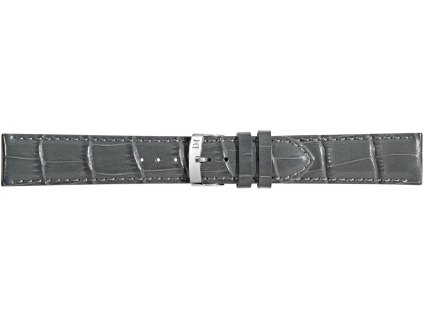 Řemínek s motivem aligátora Samba 2704656.092 (Barva spony stříbrná, Délka řemínku zkrácená délka, Šířka řemínku 14)