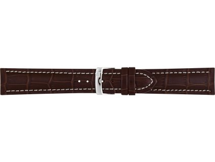 Řemínek s motivem aligátora Plus 3252480.032 (Barva spony stříbrná, Délka řemínku standardní velikost, Šířka řemínku 18)