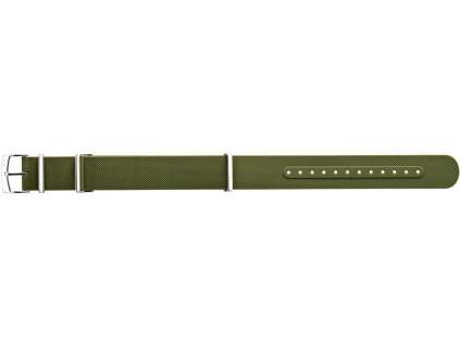 Nato silikonový řemínek Isarco 5276187.073 (Barva spony stříbrná, Délka řemínku standardní velikost, Šířka řemínku 18)