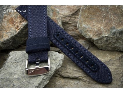 Textilní řemínek Fibra 5616D61.061 (Barva spony stříbrná, Délka řemínku standardní velikost, Šířka řemínku 18)