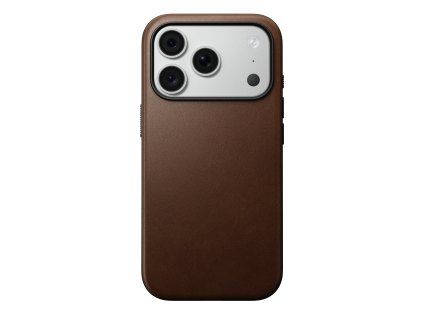Nomad Modern Leather Case, brown - iPhone 18 Pro/17 Pro
