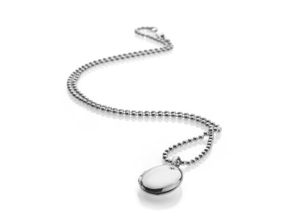 Stříbrný přívěsek Hot Diamonds Memories Oval Locket