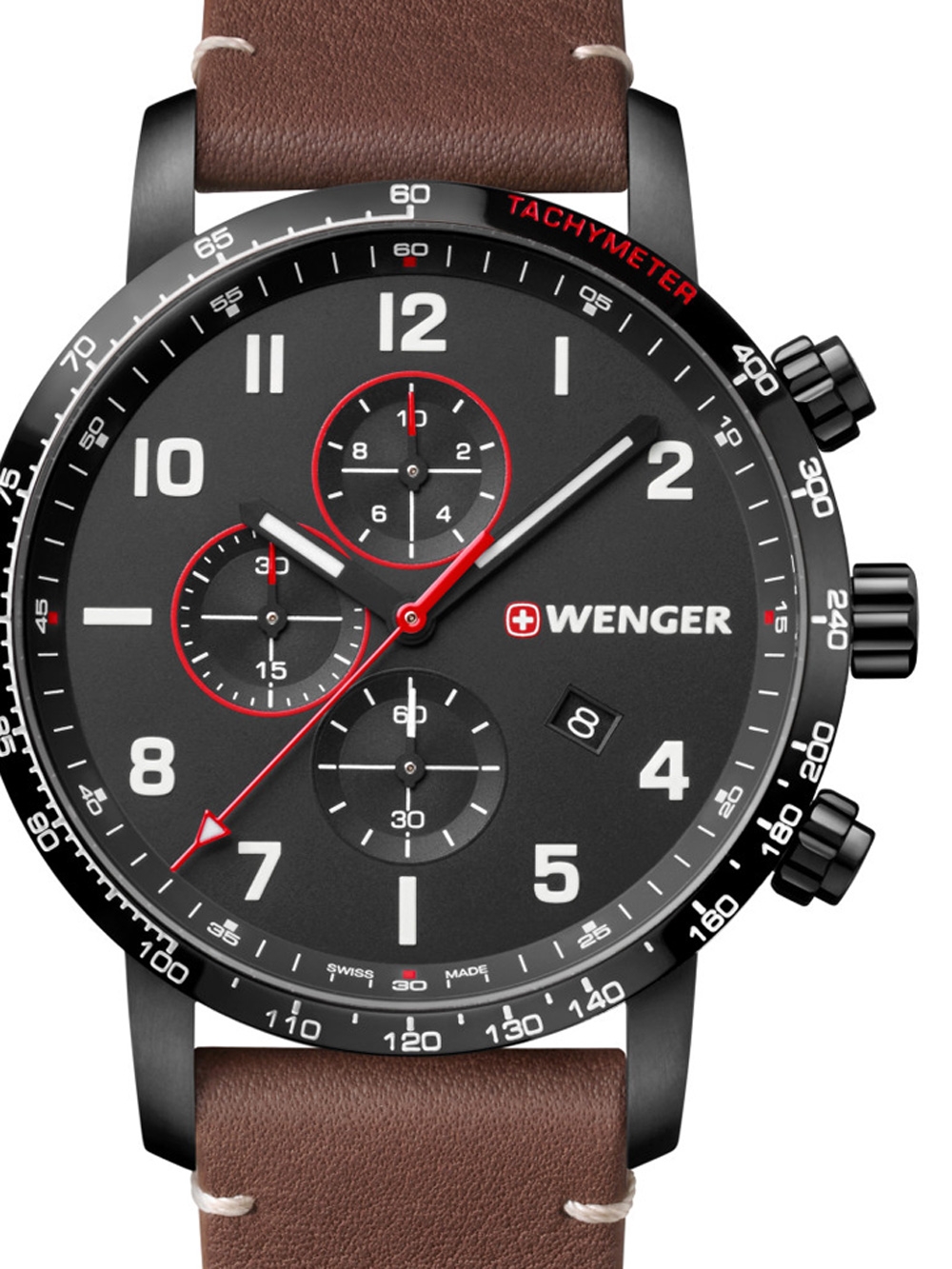 Pánské hodinky Wenger 01.1543.107 Attitude Chrono Special Edition Napájení: Baterie