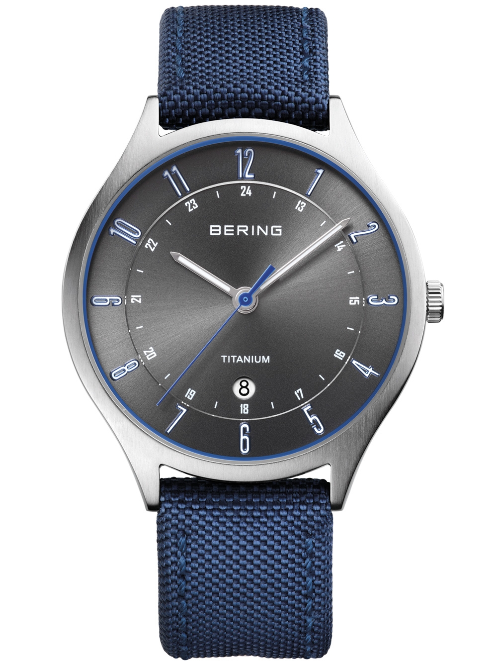 Pánské hodinky Bering 11739-873 Titanium Napájení: Baterie