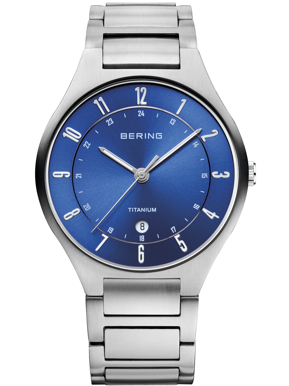 Pánské hodinky Bering 11739-707 Titanium Napájení: Baterie