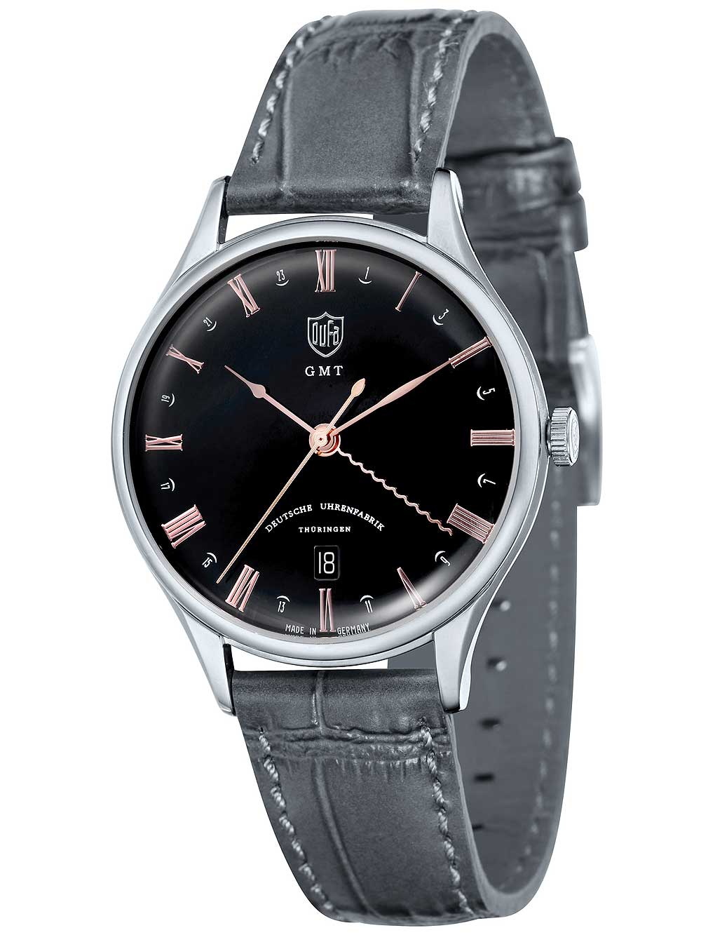 Pánské hodinky DuFa DF-9006-08 Weimar GMT