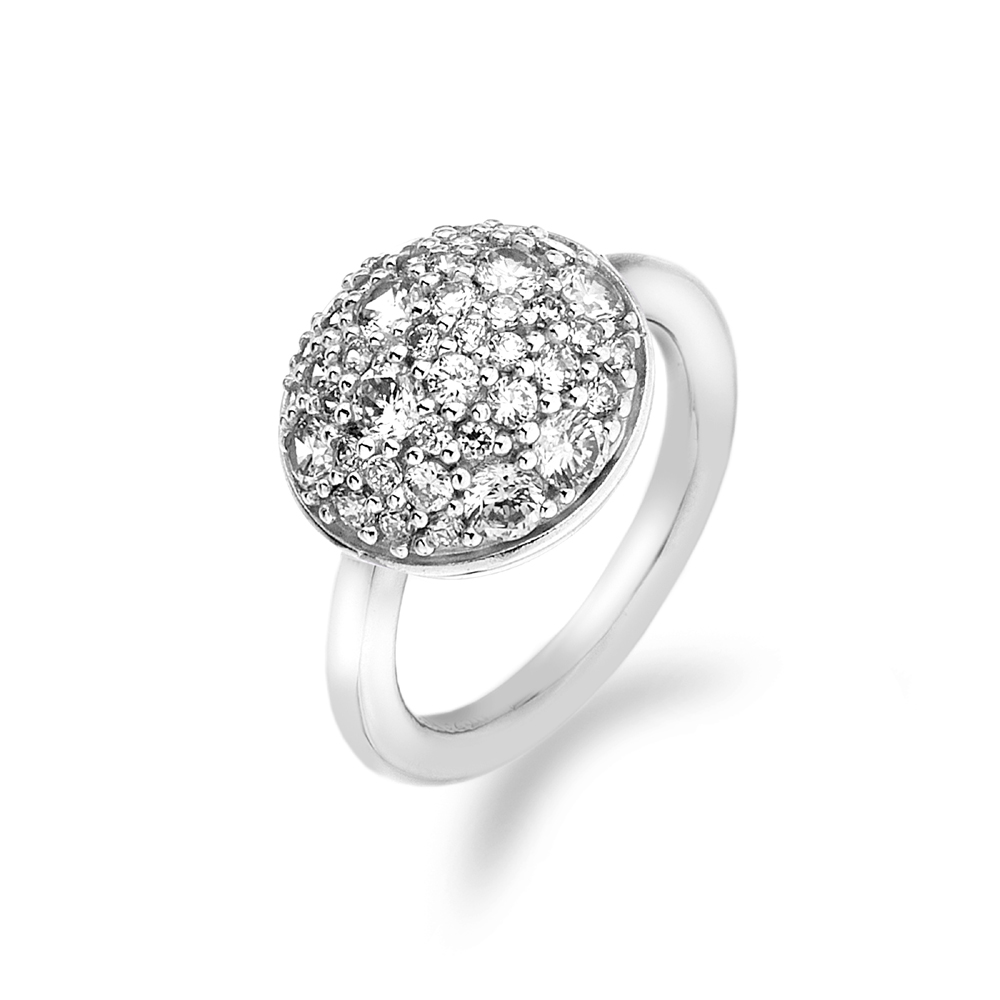Stříbrný prsten Hot Diamonds Emozioni Bouquet obvod: 54 mm