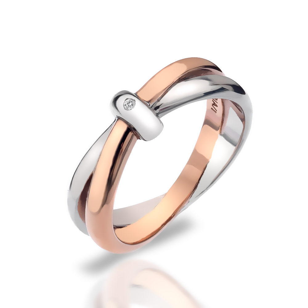 Stříbrný prsten Hot Diamonds Eternity Vermeil obvod: 58 mm